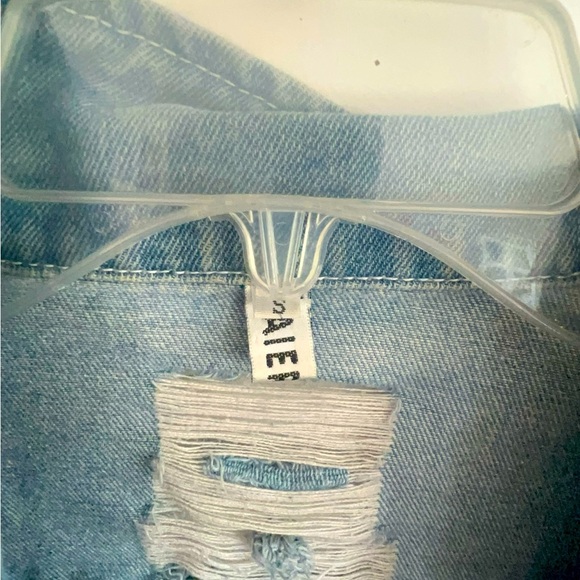 Aieryiyi - Blackhole Distressed‎ Denim Jacket - Picture 5 of 7